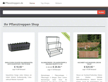 Tablet Screenshot of pflanztreppen.de